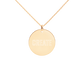 CREATE - ENGRAVED DISC NECKLACE