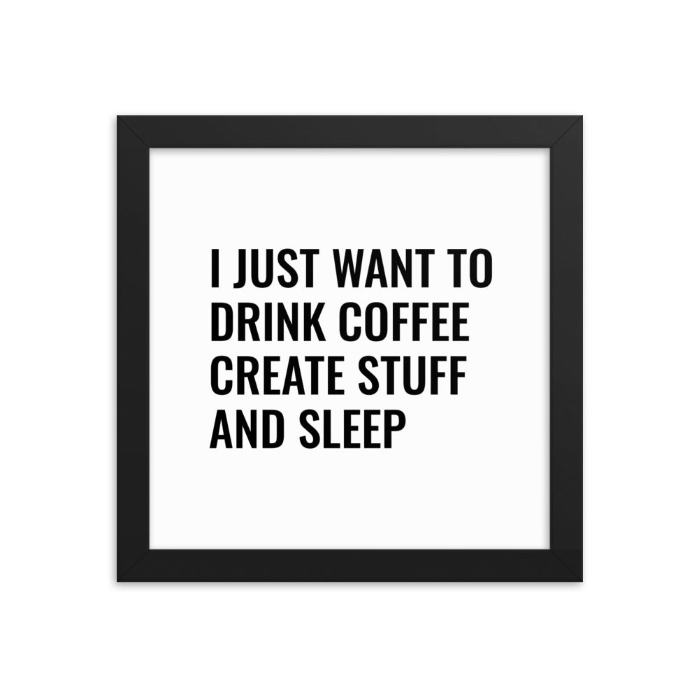 COFFEE CREATE POSTER