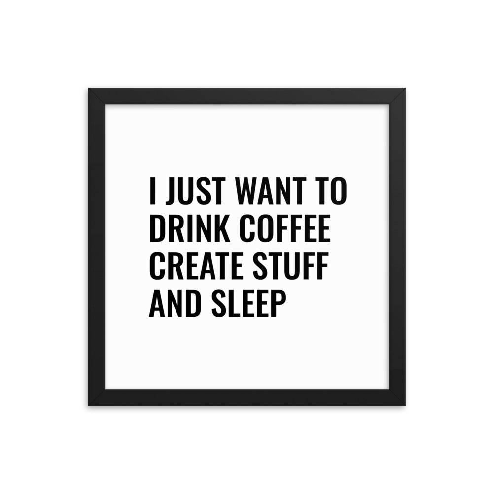 COFFEE CREATE POSTER