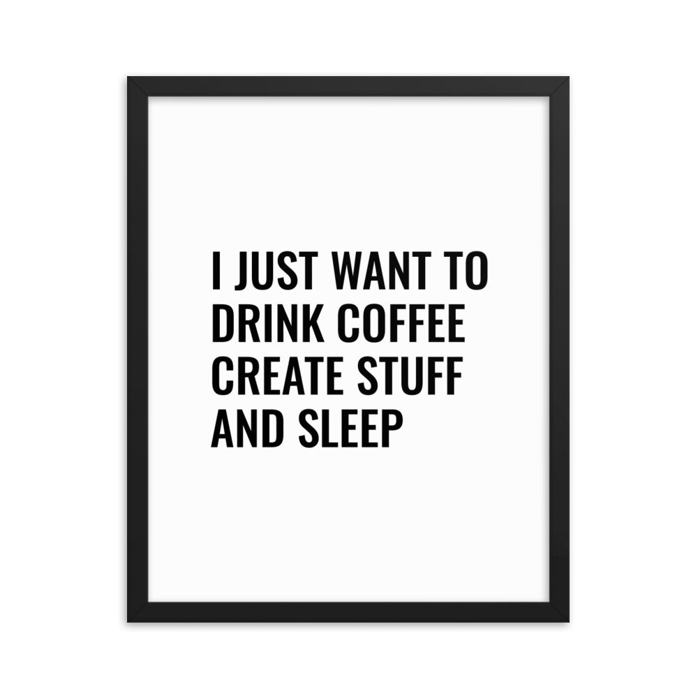 COFFEE CREATE POSTER