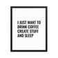 COFFEE CREATE POSTER