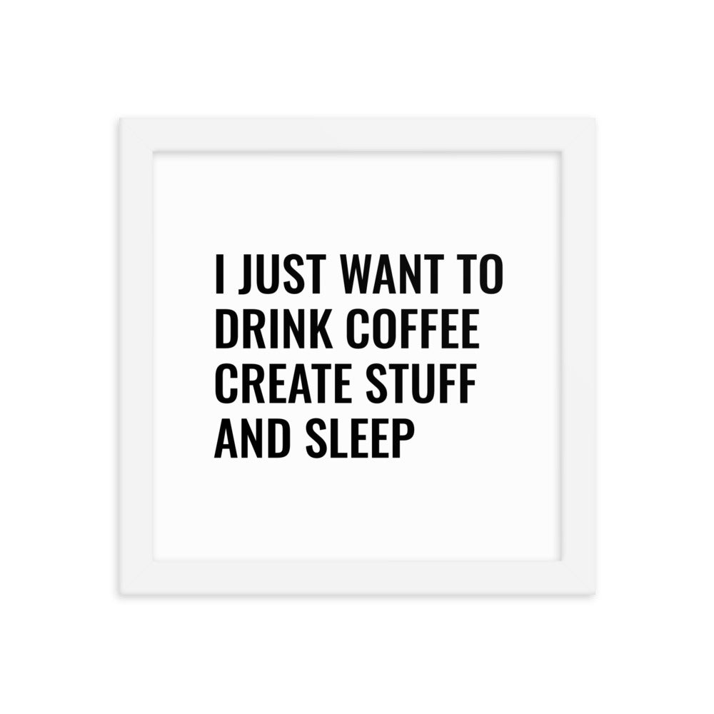 COFFEE CREATE POSTER