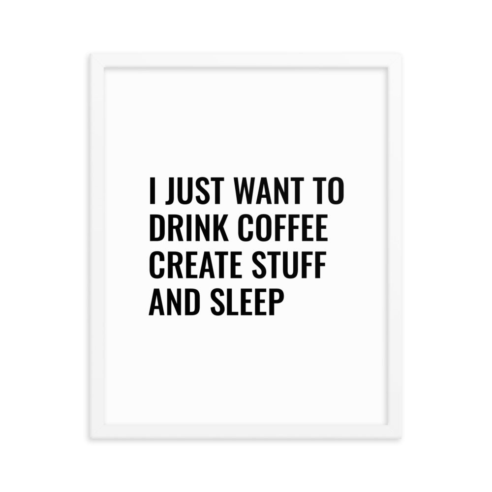 COFFEE CREATE POSTER