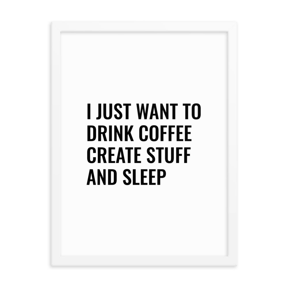 COFFEE CREATE POSTER